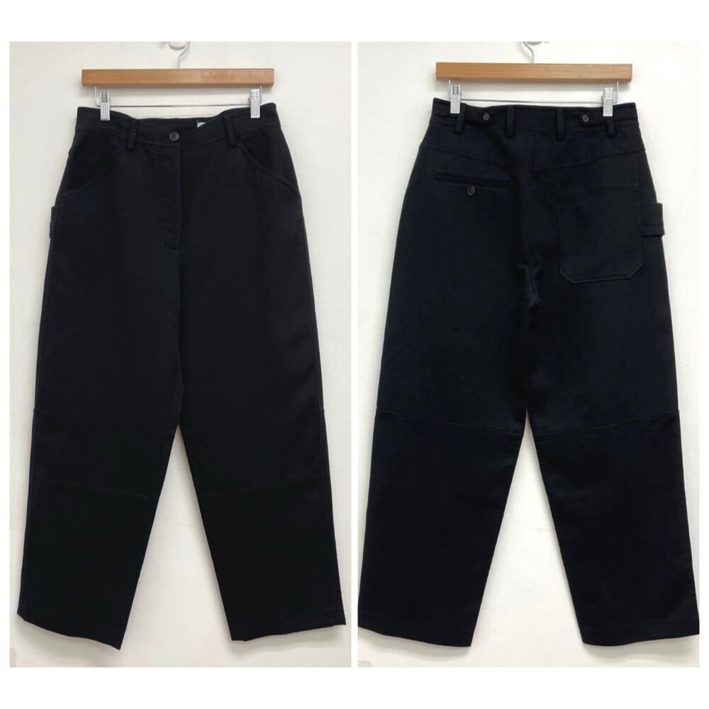 Theory Project Cotton Wool Twill Five-Pocket Relaxed Utility Barrel Pants Size 4 - Picture 14 of 16